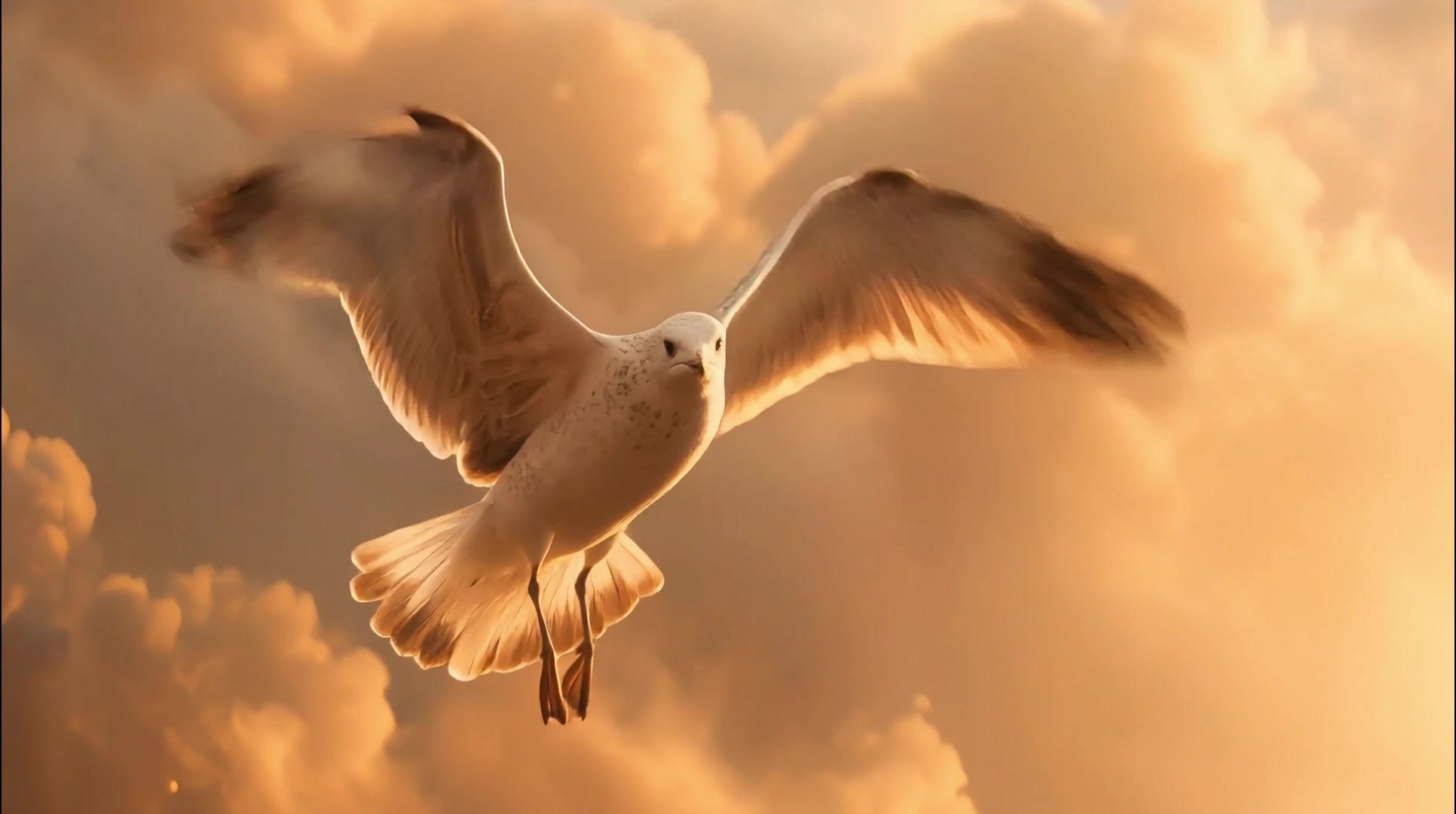 Giammarco Technologies — white gull in golden clouds