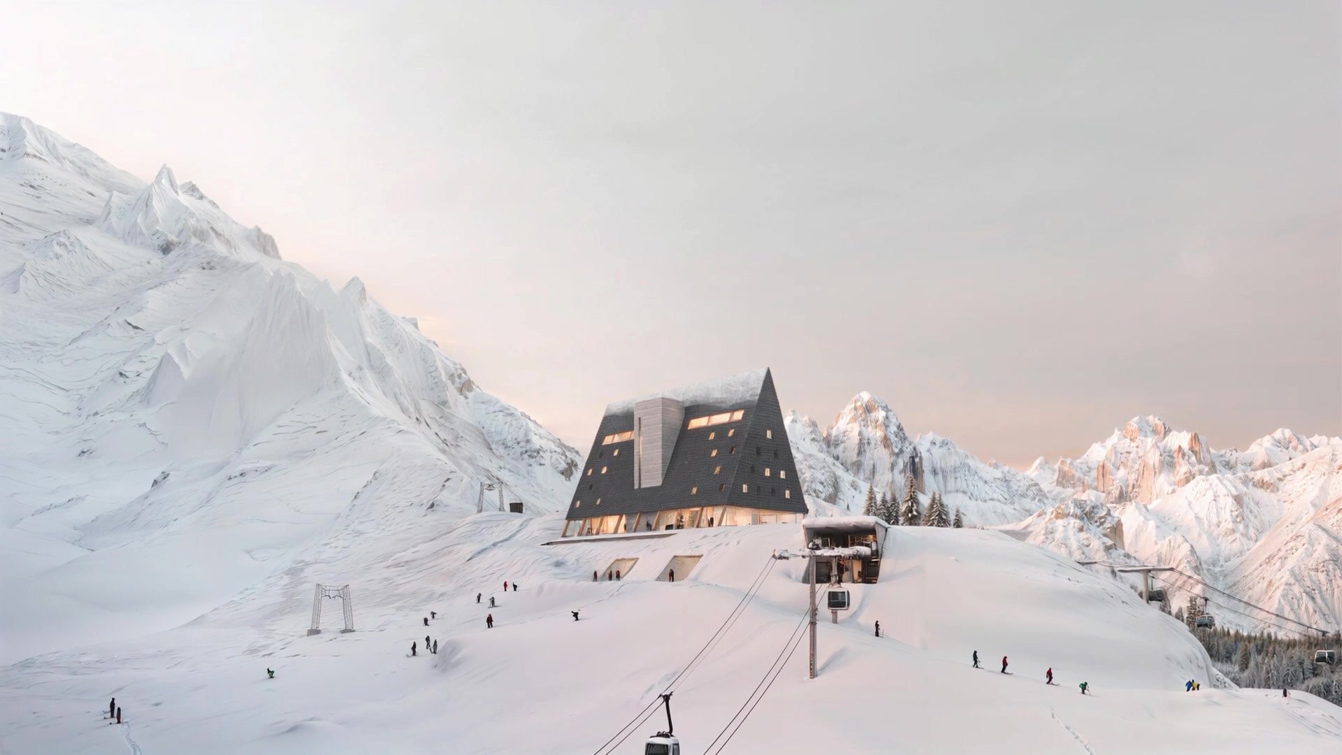 Peter Pichler Architecture — hotel exterior